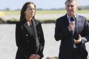 Macri, Vidal: Visitaron obras hidráulicas