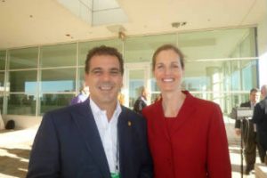 Ritondo con la Cónsul de Canadá