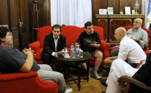 Los Metrodelegados fueron recibidos en la legislatura