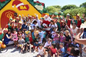 Larreta visitó el Parque Navideño con más de 500 niños