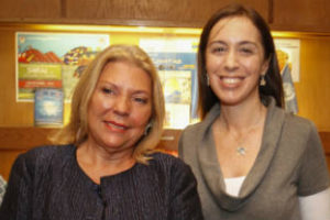 Vidal asistió al acto pre-candidatura presidencial de Carrió