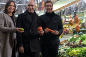 Larreta participó en una actividad sobre alimentación saludable