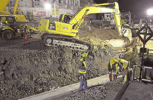 Avanzan las obras del túnel,San Martín y Urquiza