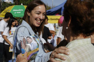 Eugenia Vidal,recorrida por  Avellaneda