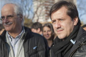 Recalde y Taiana recorrieron el barrio Mitre
