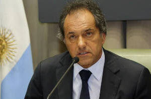 Para Scioli:»Hubo una intensidad de lluvias sin precedentes»