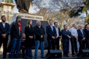 Ciudad: Macri y Ritondo inauguraron primer monumento a Perón