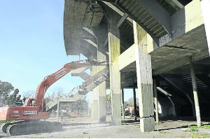 Velódromo : A tres meses del inicio de la demolición