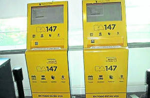 Ya instalaron 70 terminales para hacer trámites
