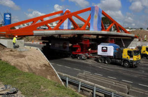 General Paz:Cortada por  nuevo puente