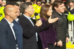 Macri inaugura el Metrobus Norte