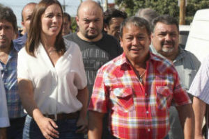 Vidal: Con Toty Flores y Castrilli en La Matanza