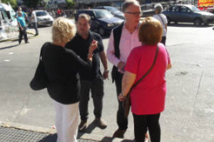Guillermo Nielsen visitó la Comuna 11