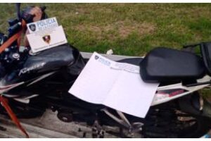 Por sistema de Alerta Temprana,se recuperaron dos motos