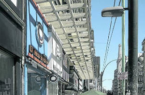 Avenida Santa Fe, renovada,accesible y sin cables aéreos
