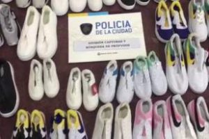 Ciudad:Incautaron 1.600 zapatillas falsificadas