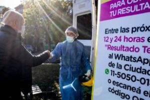 Larreta: Visito Centro Costa Salguero y Unidades de Testeo Móvil