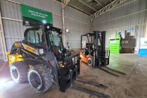 Cabandié y Sujarchuk pusieron en marcha la planta GIRSU