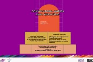Si sos muralista ¡Esta es tu oportunidad! convocatoria abierta