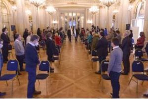Día del Empleado Legislativo, Forchieri encabezó el acto