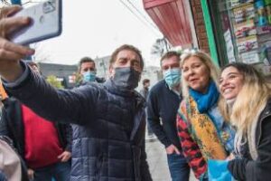 Santilli, Carrió y Montenegro juntos recorrieron la ciudad de Mar del Plata