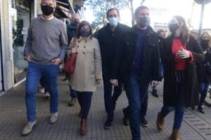 Santilli, Patricia Bullrich: Realizaron una recorrida por La Plata