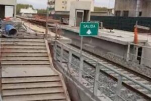 Banderazo para reclamar por la terminación de la estación Villa Crespo