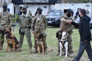 Ciudad:Acto por el tercer aniversario de la Sección K9 de la Policía