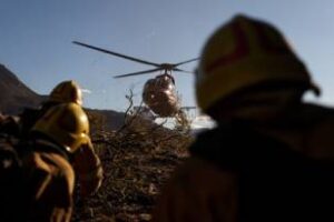 Nación envió más medios aéreos para combatir los incendios en Córdoba