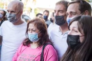 Larreta, Santilli y Garro recorrió la ciudad de La Plata