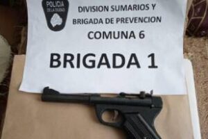 Caballito:Un detenido por amenazar al vecino con arma de fuego