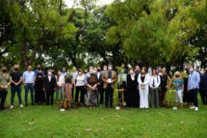 Ciudad:Plantaron primer árbol junto al Keren Kayemet LeIsrael y embajadas