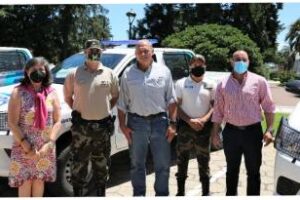 El ministro Sergio Berni recorrió la Cuarta Sección