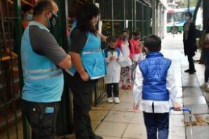 Clases protegido:El 98 % estarán cubiertas por senderos escolares