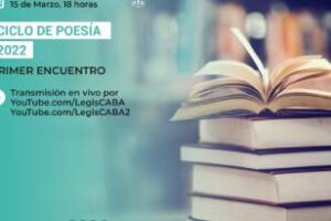 Ciudad: El Palacio Legislativo abre el Ciclo de Poesía 2022