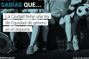 La Ciudad tiene una ley de Equidad de género en el deporte