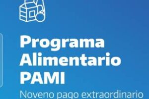 PAMI: Paga una cuota del programa alimentario a más de 700 afiliados