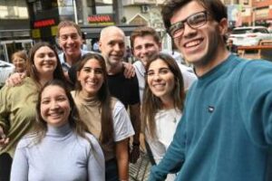 Larreta y Santilli: Fueron invitado por el intendente, Héctor Gay