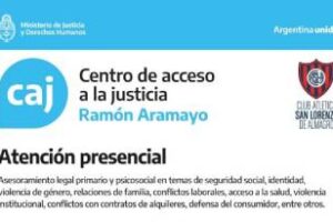 En la ciudad:Un Centro de acceso a la justicia en el Club San Lorenzo