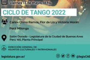 En la legislatura porteña: Ciclo de Tango, Primera fecha