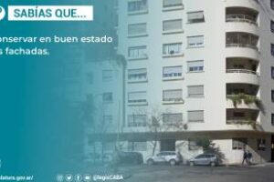 En la ciudad: Conservar en buen estado las fachadas