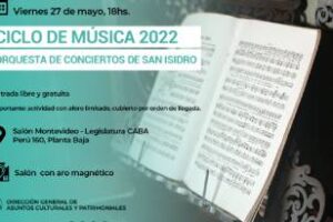 Legislatura: Se presenta la Orquesta de Conciertos de San Isidro