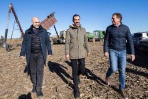 Con eje en la producción, Larreta y Santilli recorrieron Junín y Lincoln