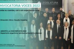 Convocatoria Voces:Coro de la Legislatura CABA 2022