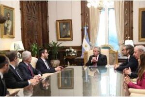 El presidente de la Nación recibió a las autoridades de la AMIA