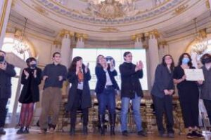 La Legislatura distinguió el mural de la Escuela Técnica Fernando Fader