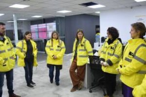 Participaron:En el operativo frío ,Mujeres del Gobierno del porteño