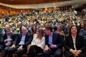 Larreta, Hotton y Santilli: En la celebración por los 40 años de ACIERA