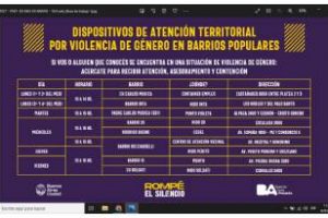 Abordaje Territorial de las Violencias de Género en barrios populares