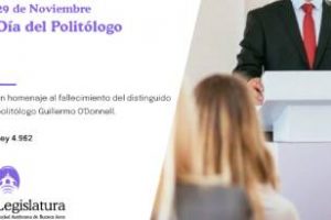 Ciudad:Homenaje al fallecido politólogo Guillermo O’Donnell